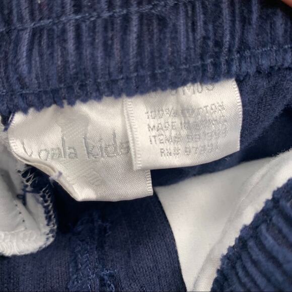 Koala Kids Cuffed Corduroy Trousers Navy - Picture 2 of 3